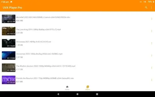 UVX Player Pro screenshot 4