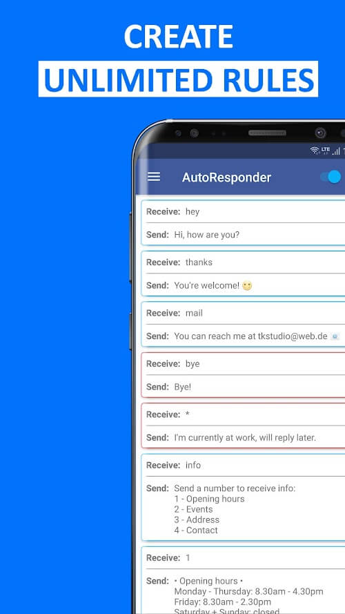 AutoResponder for FB Messenger screenshot 4