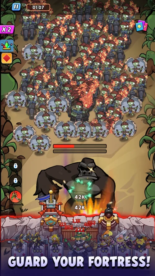 Fortress Frontlines: Card TD screenshot 4