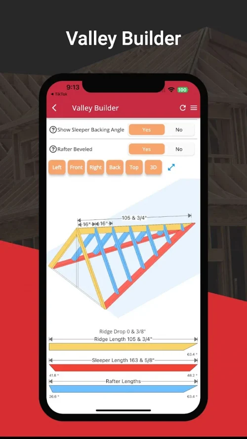 RedX Roof – Rafter Calculator screenshot 4