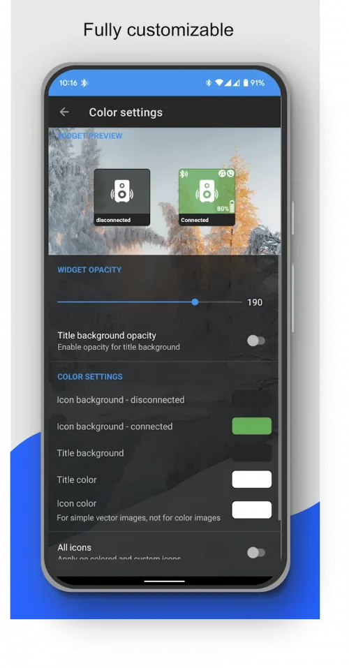 Bluetooth Audio Connect Widget screenshot 4