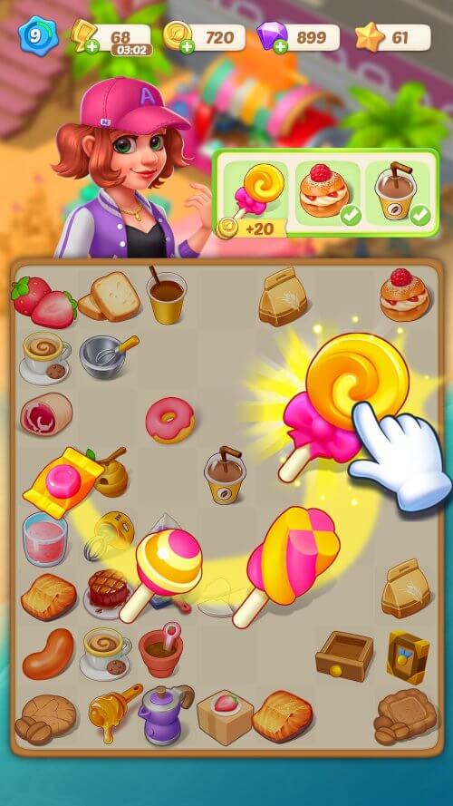 Happy Merge Cafe screenshot 4
