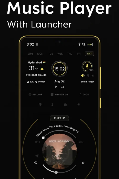 Jarvis Scifi: Epic Launcher (Jarvis Launcher) screenshot 4