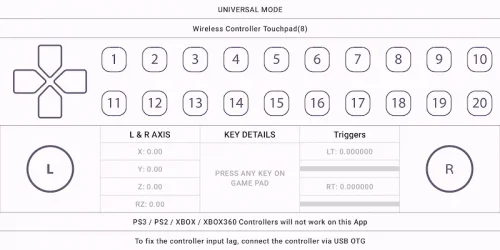 GamePad Tester Lite screenshot 4