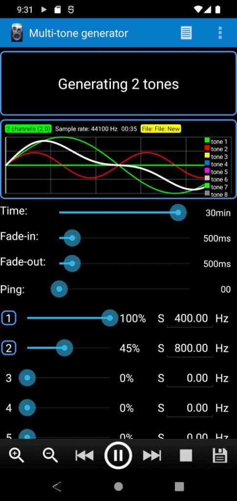 Tone Generator PRO (Frequency Generator ) screenshot 4