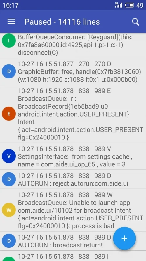 Logcat Extreme Pro screenshot 4
