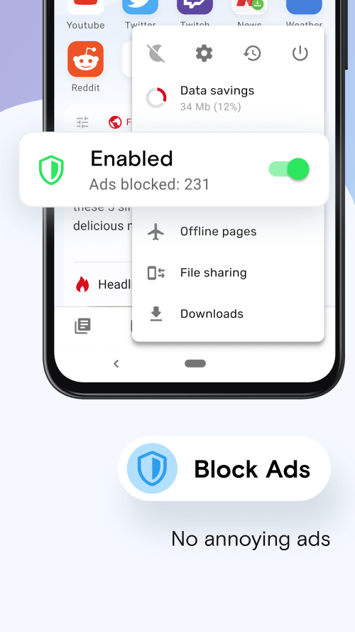 Opera Mini screenshot 4