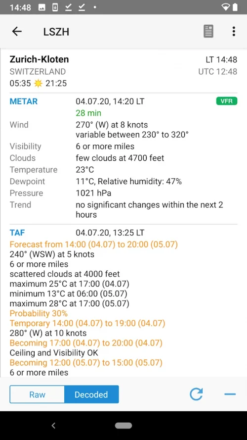 AeroWeather screenshot 4