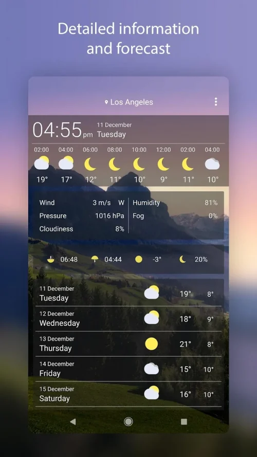 Weather Live Wallpapers MOD screenshot 4