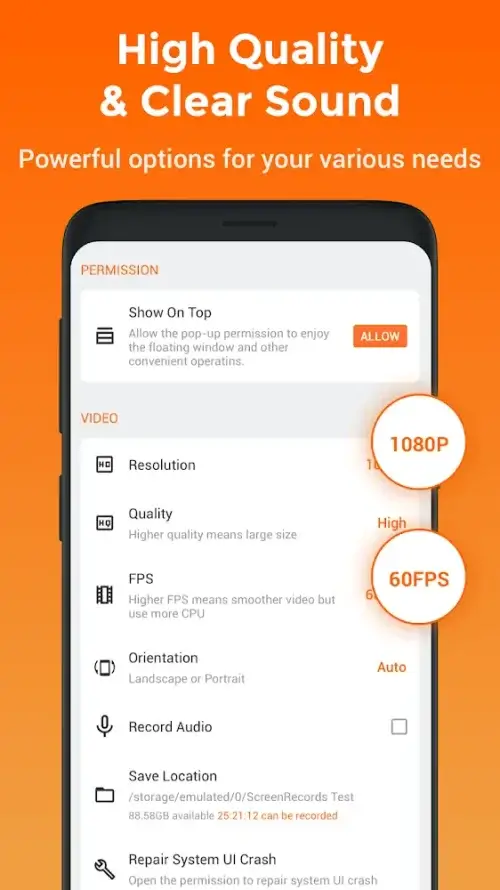 XRecorder screenshot 4