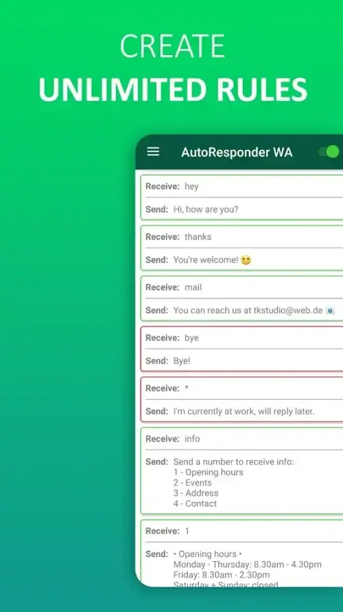 AutoResponder for WhatsApp screenshot 4
