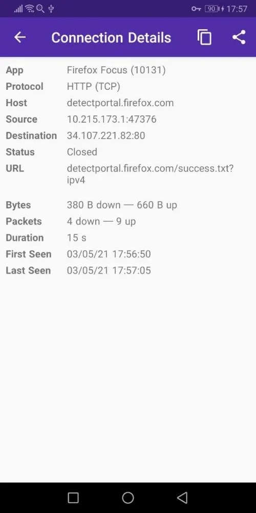 PCAPdroid – network monitor screenshot 4