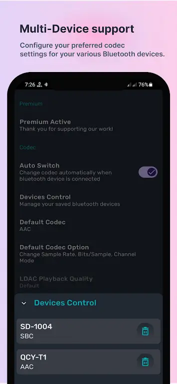 Bluetooth Codec Changer MOD screenshot 4