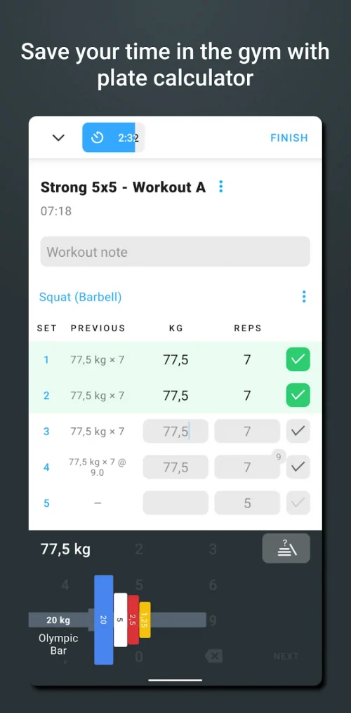 Strong Workout Tracker Gym Log screenshot 4