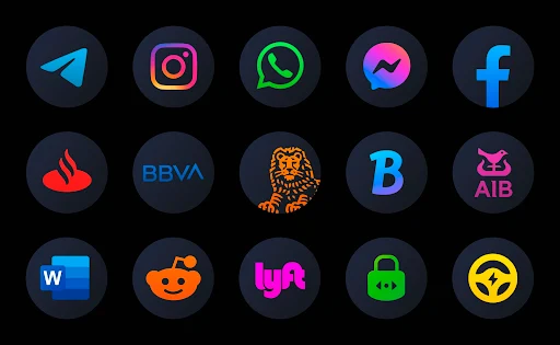 iPlum – Icon Pack (Round) screenshot 4