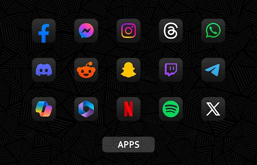 iDarkOS 18 – Icon Pack screenshot 4