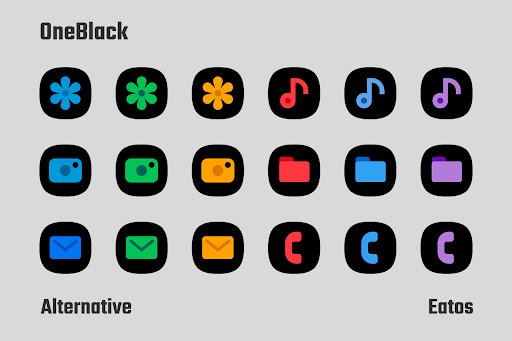 OneBlack – Icon Pack screenshot 4