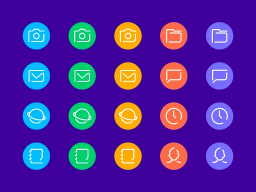 Delux – Icon pack (Round) screenshot 4