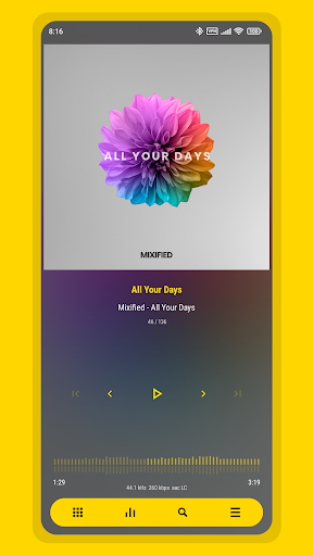 Aurora – Poweramp Skin screenshot 4