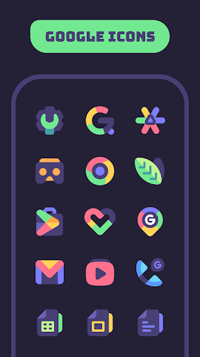 Mello Night Icon Pack MOD screenshot 4