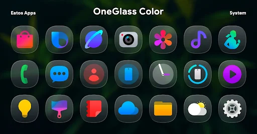 OneGlass 8 (Color) – Icon Pack screenshot 4