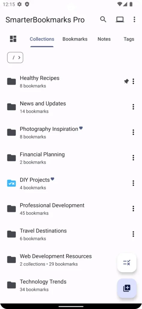 Smarter Bookmarks screenshot 4