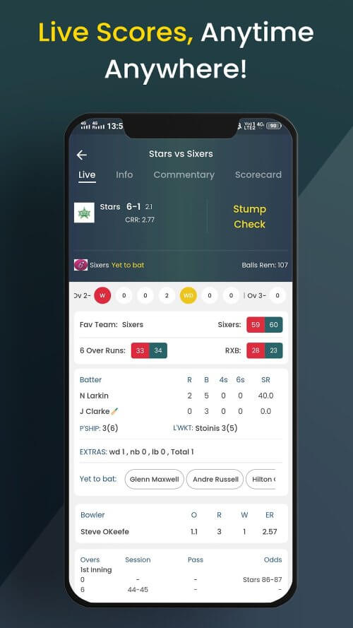 CricDaddy : Cricket Live Line screenshot 4