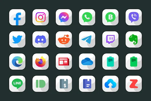 Maahes White – Icon Pack screenshot 4