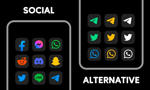 MiDark – Icon Pack screenshot 4