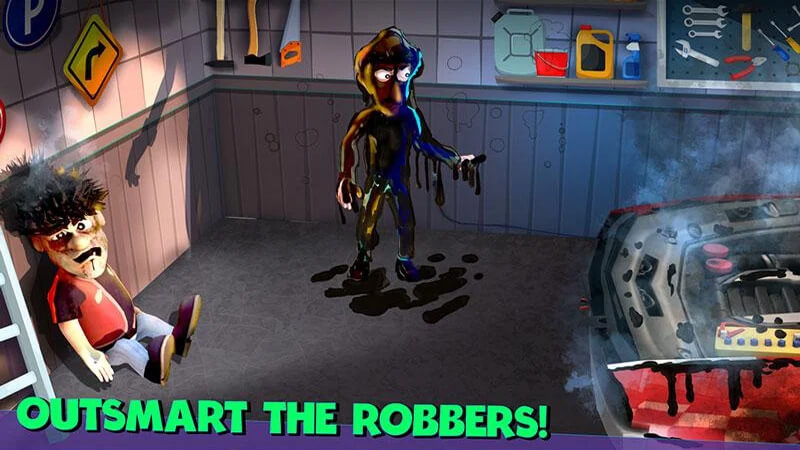 Scary Robber Home Clash screenshot 4