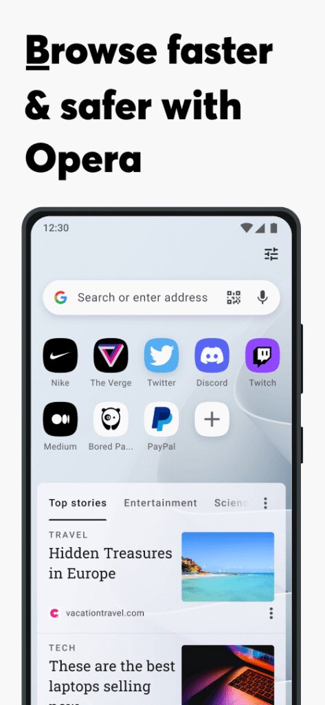 Opera Browser: Fast & Private screenshot 4