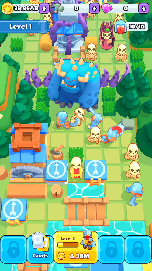 Brave Merge – Battle & Defense screenshot 4