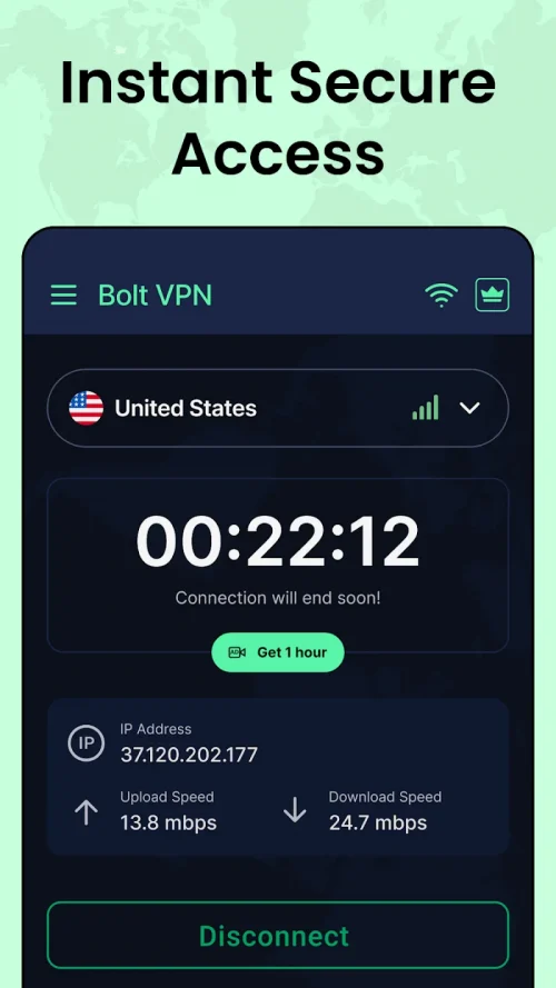 Bolt VPN – Super VPN Proxy screenshot 4