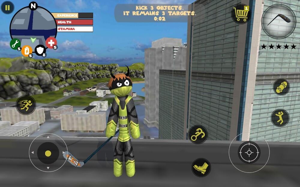 Stickman Rope Hero screenshot 4