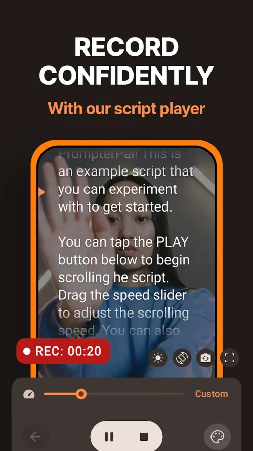 PrompterPal (Teleprompter for Video) screenshot 4