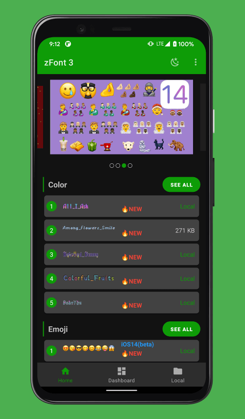 zFont 3 – Emoji & Font Changer screenshot 4
