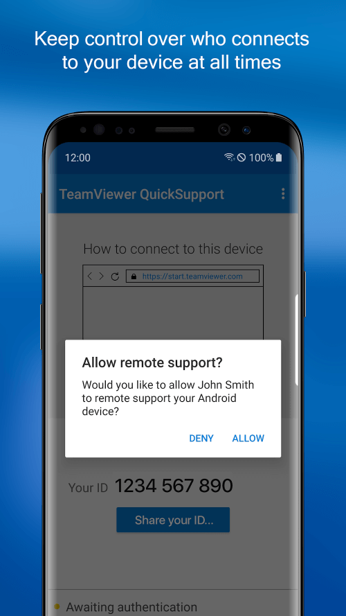 TeamViewer QuickSupport screenshot 4