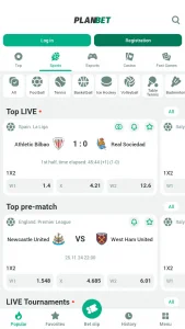 Planbet screenshot 5
