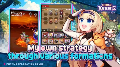 Girls Knights: SQUAD RPG screenshot 5