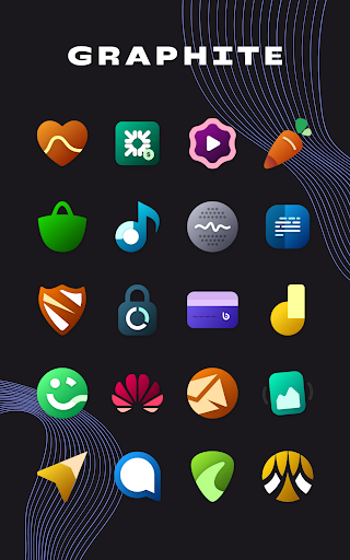 Graphite Icon Pack MOD screenshot 5