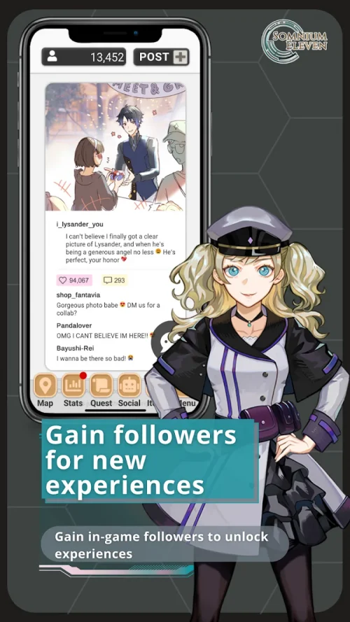 Somnium Eleven: Dating Sim RPG screenshot 5
