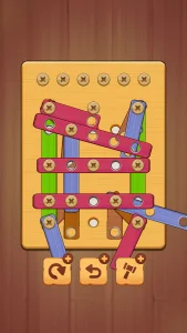 Wood Nuts & Bolts Puzzle (MOD, Unlimited Coins) screenshot 5