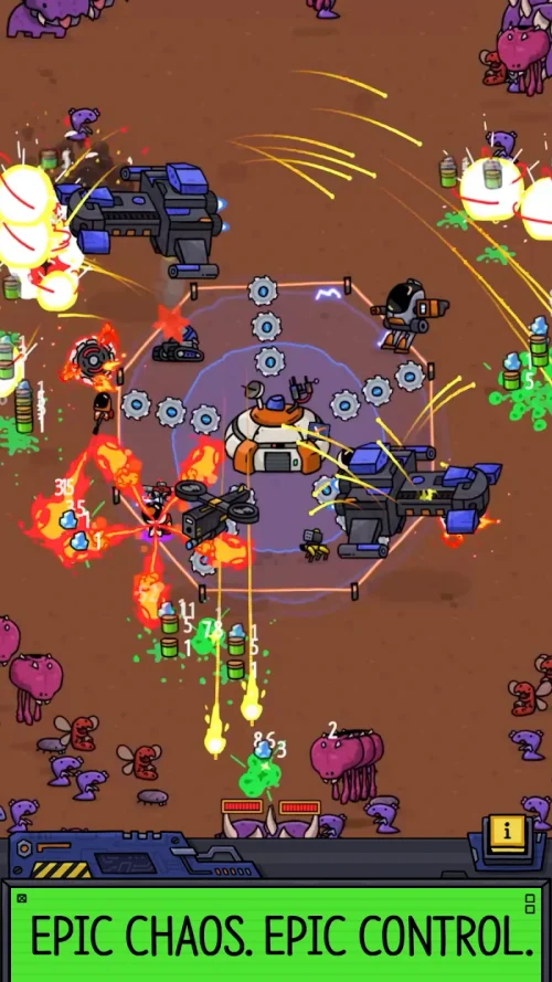 SpaceXYZ: Idle Tower Defense screenshot 5