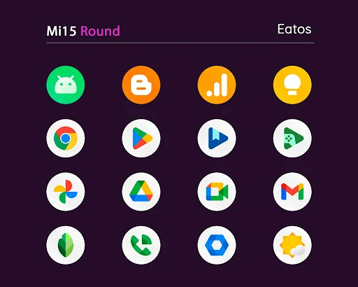 MiRound Icon Pack MOD screenshot 5