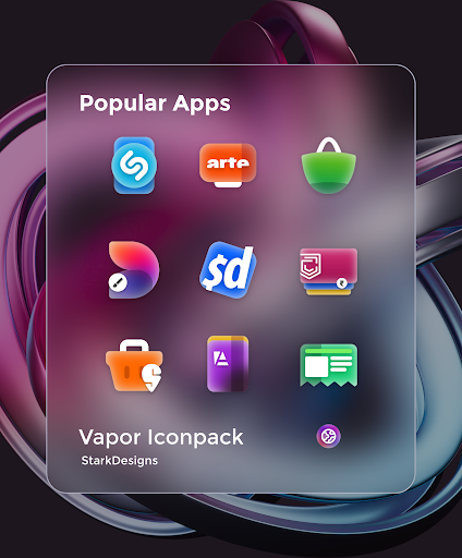 Vapor IconPack MOD screenshot 5