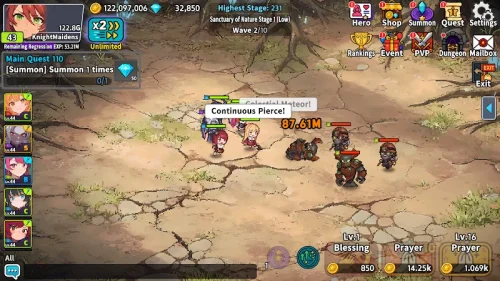 Knight Maidens: Idle RPG screenshot 5