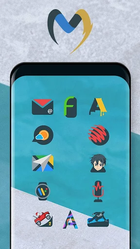 Material UI Dark Icon Pack MOD screenshot 5