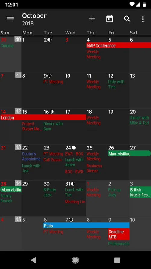 aCalendar+ Calendar & Tasks screenshot 5