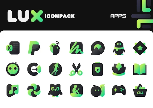 Green Icon Pack : LuX screenshot 5