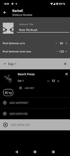 Barbell Workout at Home & Gym MOD screenshot 5